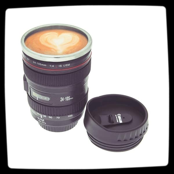 Camera Lens Unique Coffee Mug - Image 1