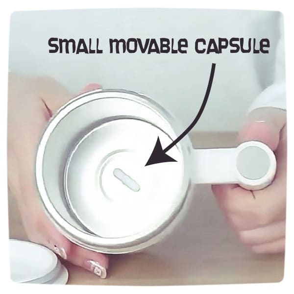 Movable Capsule Stirring Mug Process