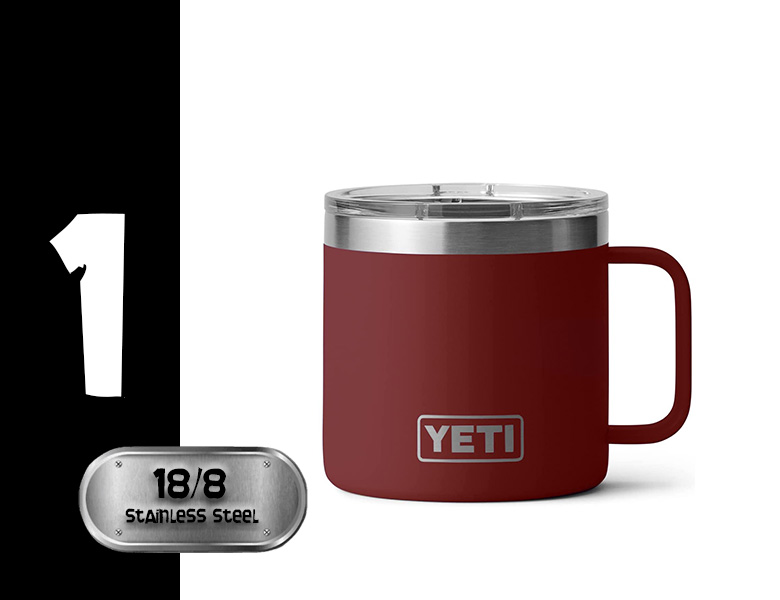 YETI Rambler Stainless Steel Coffee Mug