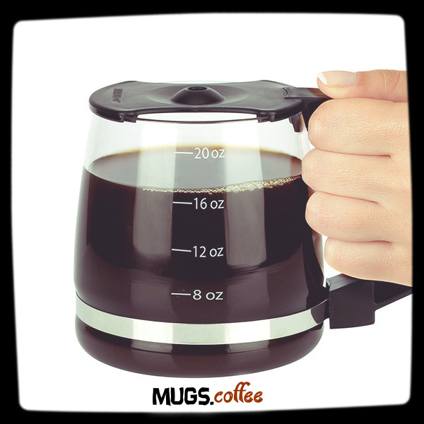 Coffee Pot Mug - Funny Coffee Mug - Pin Image