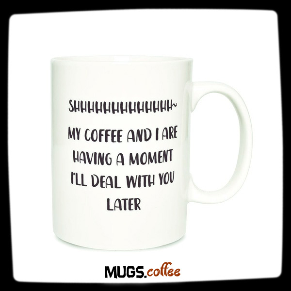Quality Time Mug - Funny Coffee Mug - Pin Image